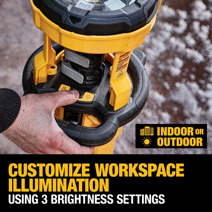 DeWalt 20V MAX Cordless Tripod Light - Light Only