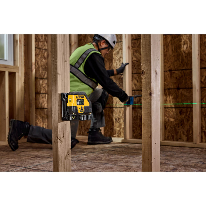 DeWalt USB Rechargeable Green Cross Line Laser Kit