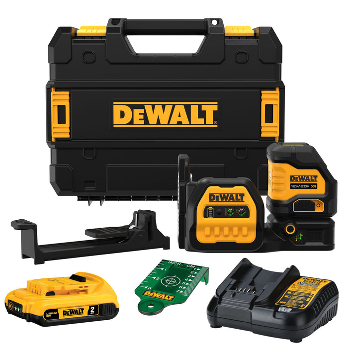 DeWalt 20V Cross Line Green Laser Kit