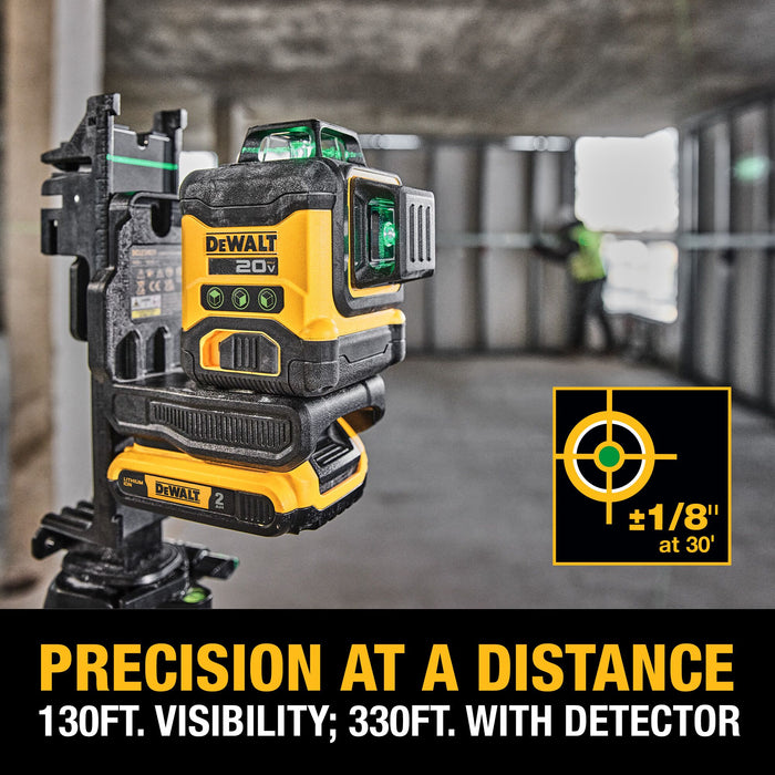 DeWalt 20V 3 x 360 Green Line Laser - Tool Only