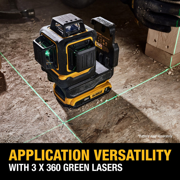 DeWalt 20V 3 x 360 Green Line Laser - Tool Only