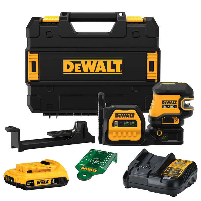 DeWalt 20V MAX 5 Spot Green Line Laser Kit