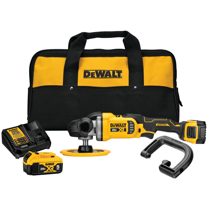 DeWalt 20V MAX XR® 7" Cordless Variable-Speed Rotary Polisher Kit