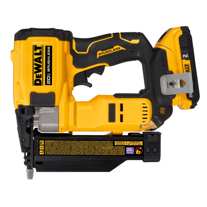 DeWalt 20V MAX Brushless Cordless 23 Gauge Pin Nailer Kit