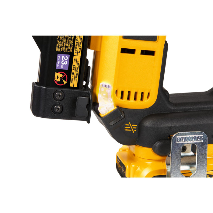 DeWalt 20V MAX Brushless Cordless 23 Gauge Pin Nailer Kit