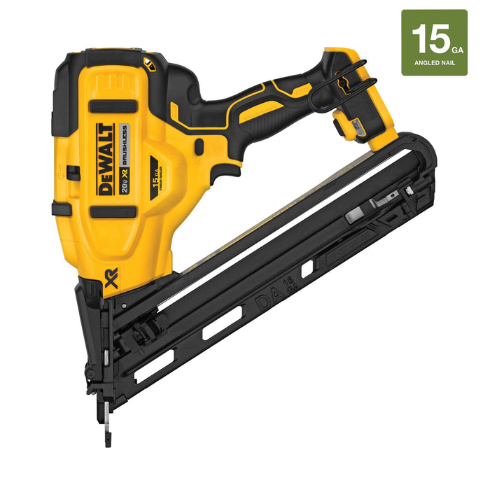 DeWalt 20V MAX XR® 15 Gauge Cordless Angled Finish Nailer - Tool Only