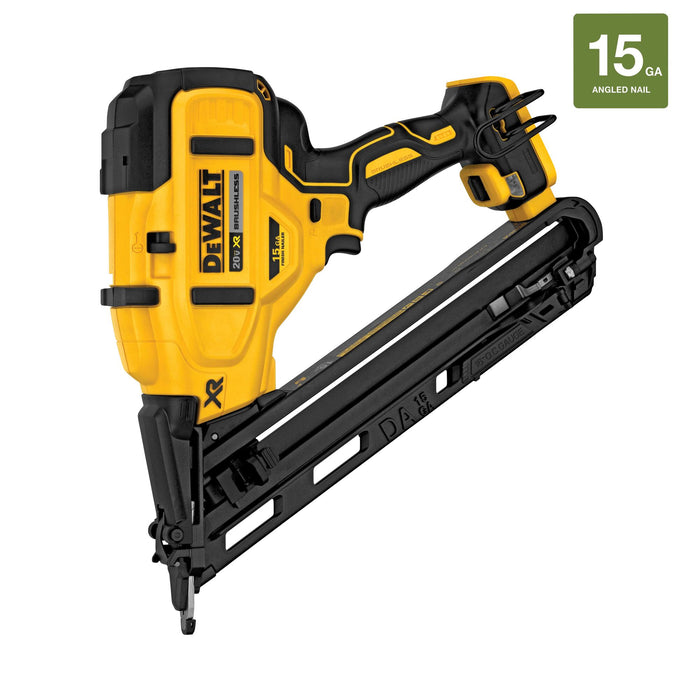 DeWalt 20V MAX XR® 15 Gauge Cordless Angled Finish Nailer - Tool Only