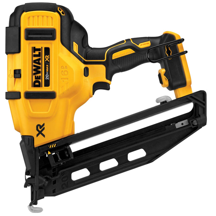 DeWalt 20V MAX XR® 16 Gauge Cordless Angled Finish Nailer - Tool Only