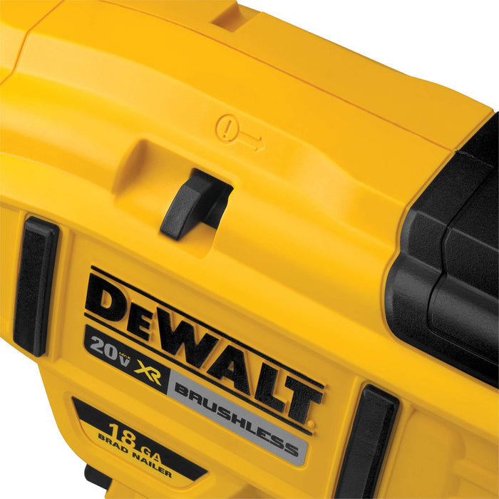 DeWalt 20V MAX XR® 18 Gauge Cordless Brad Nailer - Tool Only