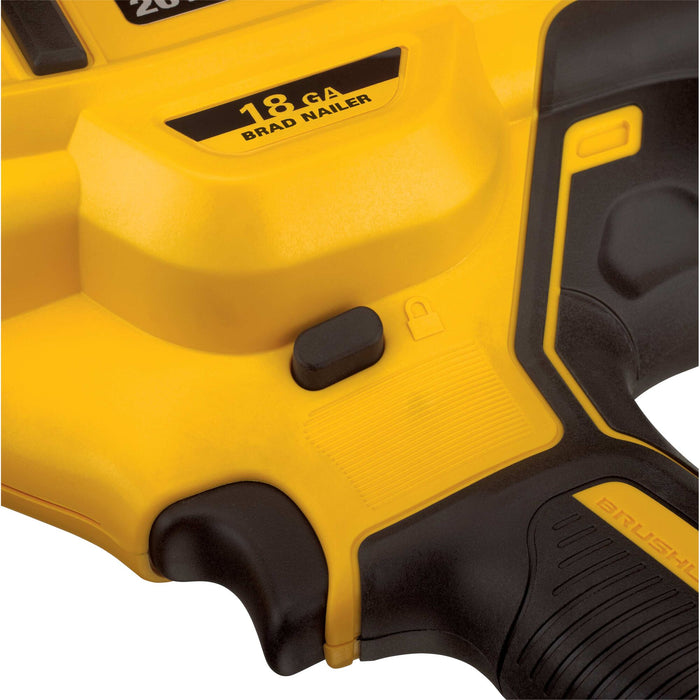 DeWalt 20V MAX XR® 18 Gauge Cordless Brad Nailer - Tool Only