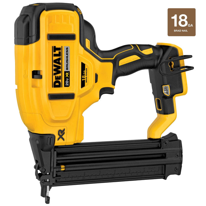 DeWalt 20V MAX XR® 18 Gauge Cordless Brad Nailer - Tool Only