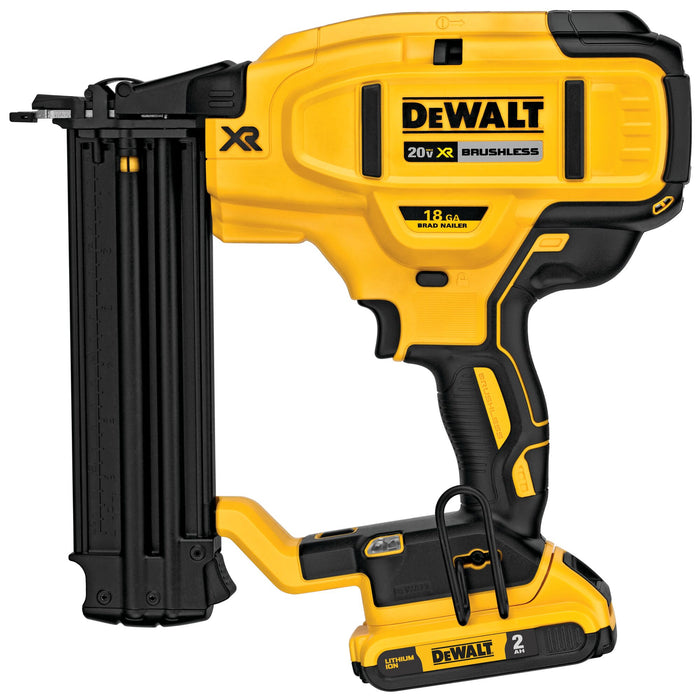 DeWalt 20V MAX XR 18 Gauge Cordless Brad Nailer Kit