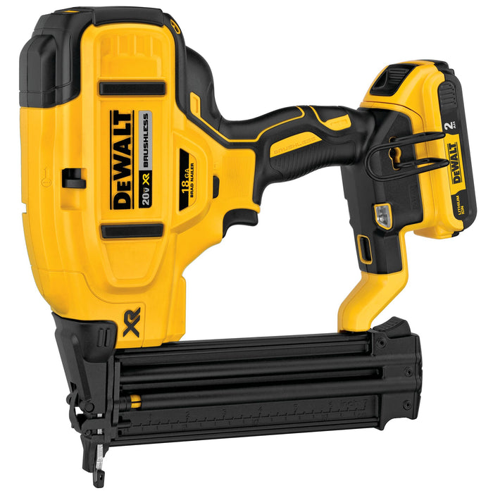 DeWalt 20V MAX XR 18 Gauge Cordless Brad Nailer Kit