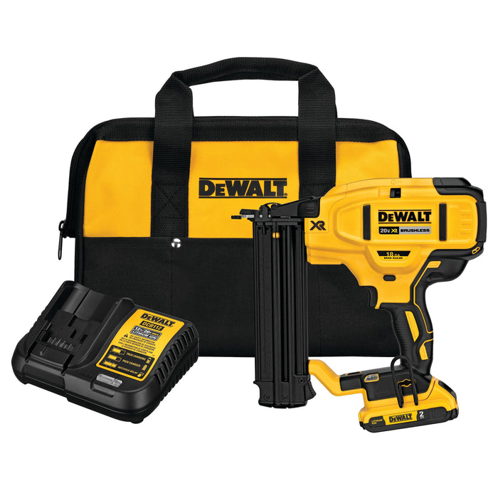 DeWalt 20V MAX XR 18 Gauge Cordless Brad Nailer Kit