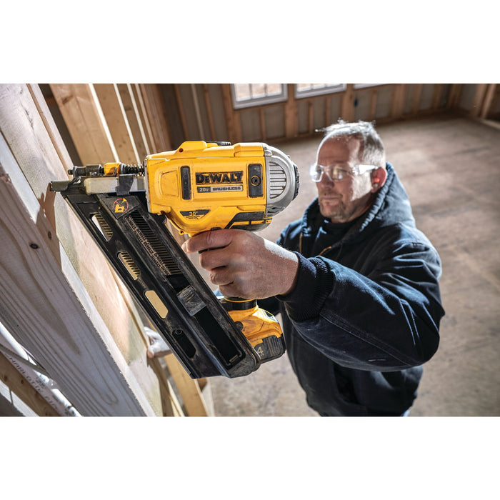 DeWalt 20V MAX Cordless 30° Paper Collated Framing Nailer - Tool Only