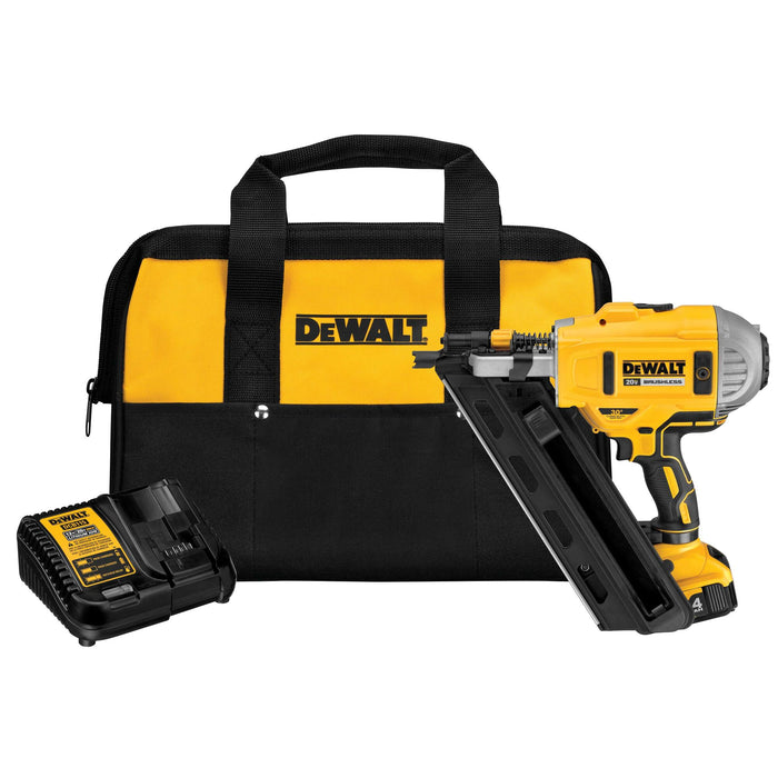 DeWalt 20V MAX Cordless 30° Paper Collated Framing Nailer Kit