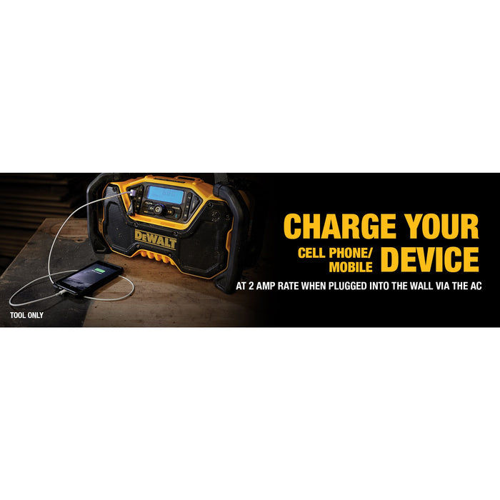 DeWalt 12V/20V MAX Bluetooth Cordless Jobsite Radio