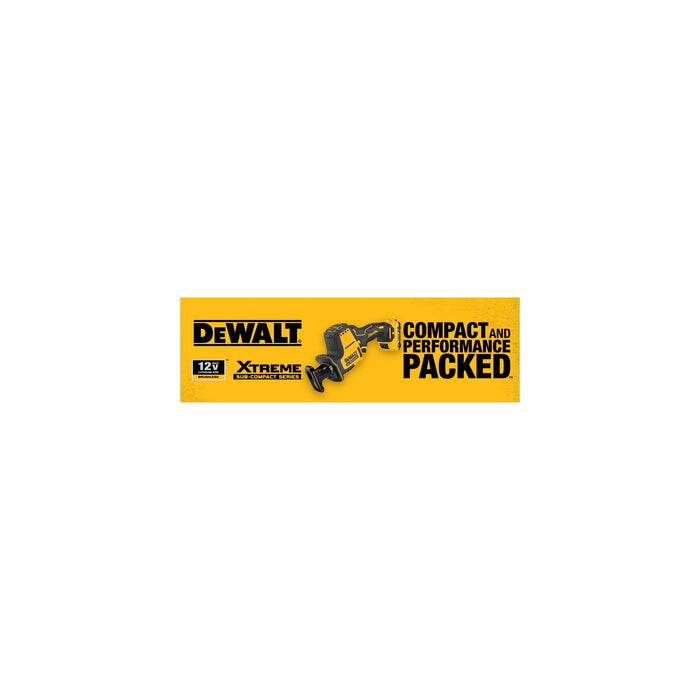 DeWalt 12V XTREME™ MAX Brushless One-Handed Cordless Reciprocating Saw Kit