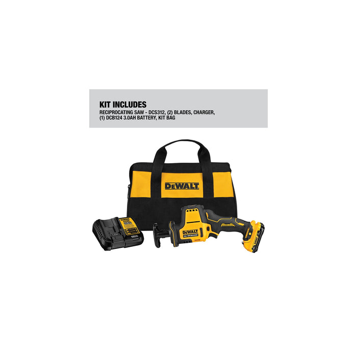 DeWalt 12V XTREME™ MAX Brushless One-Handed Cordless Reciprocating Saw Kit