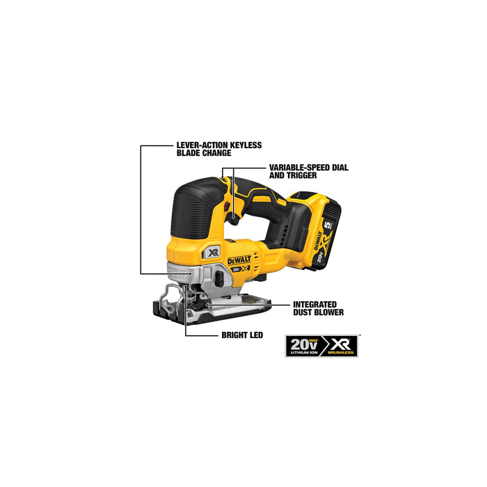 DeWalt 20V MAX XR® Cordless Jig Saw Kit