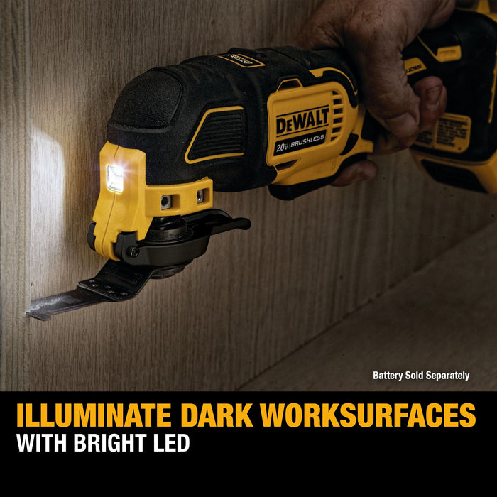 DeWalt ATOMIC 20V MAX Brushless Cordless Oscillating Multi-Tool - Tool Only