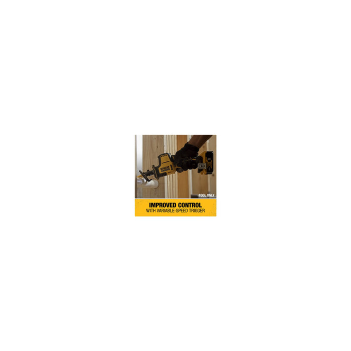 DeWalt ATOMIC 20V MAX Cordless One-Handed Reciprocating Saw - Tool Only