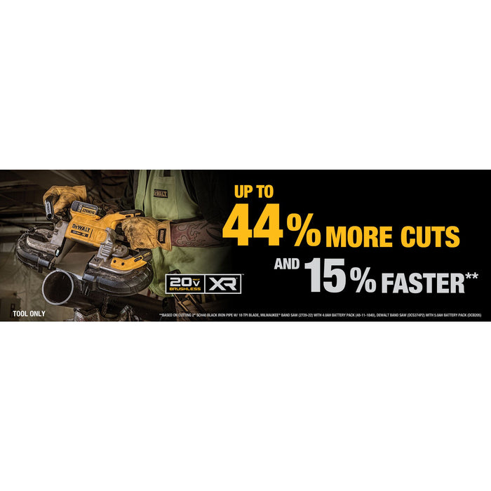 DeWalt 20V MAX XR® Cordless Brushless Deep Cut Band Saw - Tool Only