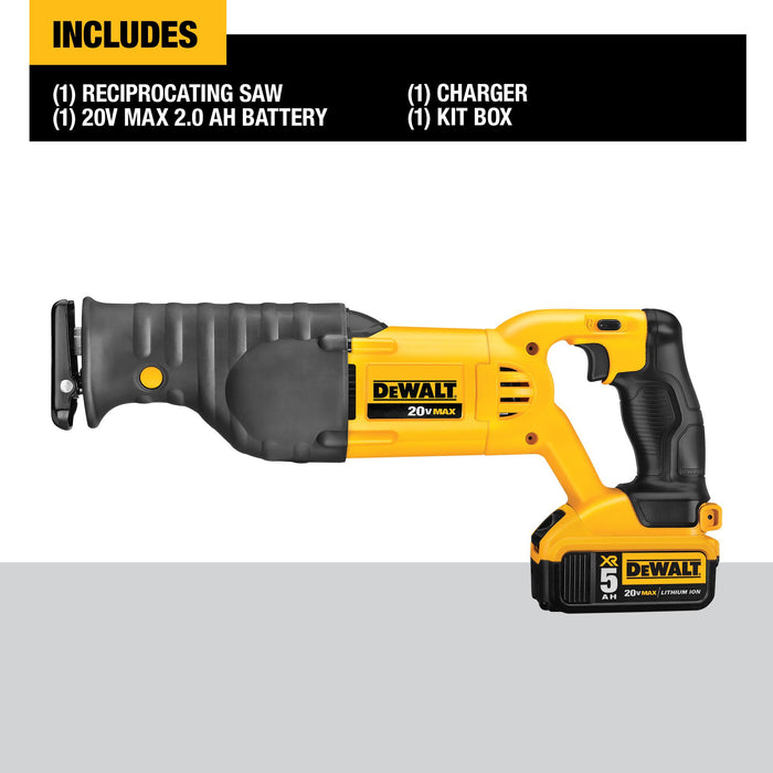 DeWalt 20V MAX Cordless Reciprocating Saw Kit