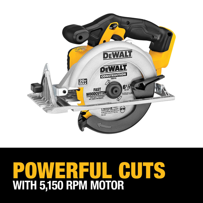 DeWalt 20V MAX 6-1/2" Circular Saw - Tool Only