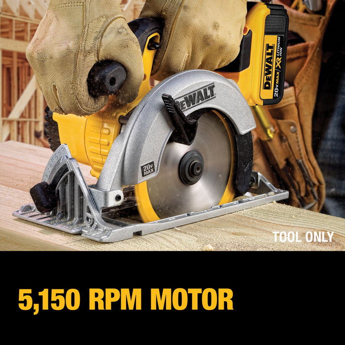 DeWalt 20V MAX 6-1/2" Circular Saw - Tool Only