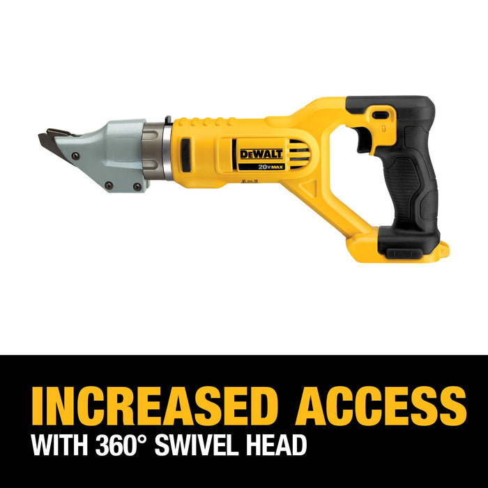 DeWalt 20V MAX 14G Swivel Head Double Cut Shears - Tool Only