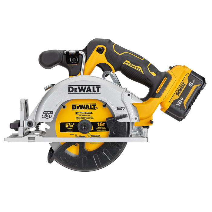 DeWalt XTREME™ 12V MAX 5-3/8" Brushless Cordless Circular Saw Kit