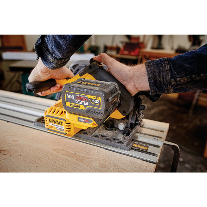 DeWalt FLEXVOLT® 60V MAX Brushless 6-1/2" Track Saw Kit