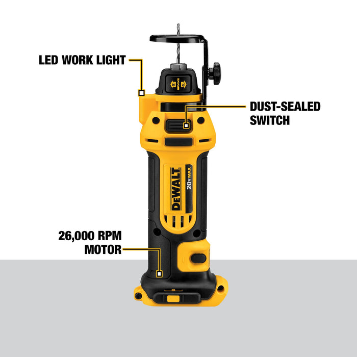 DeWalt 20V MAX Drywall Cut-Out Tool - Tool Only