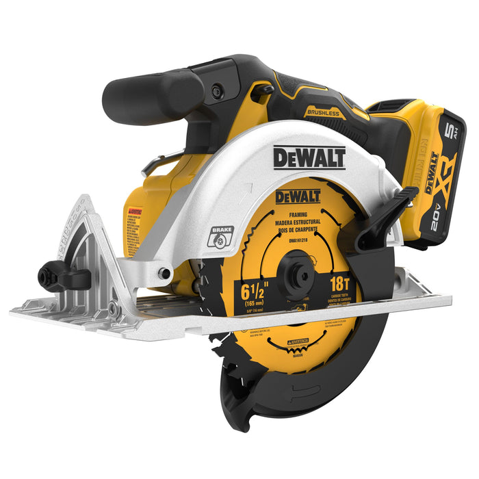 DeWalt 20V MAX 6-1/2" Brushless Cordless Circular Saw Kit