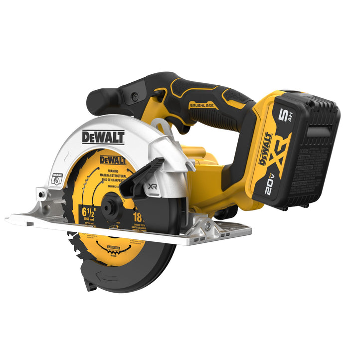 DeWalt 20V MAX 6-1/2" Brushless Cordless Circular Saw Kit