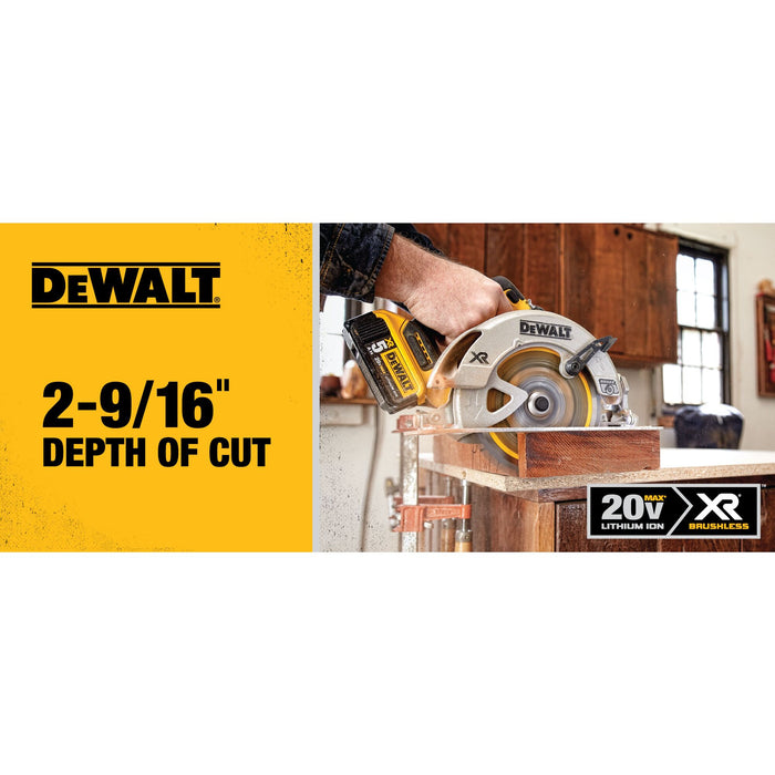 DeWalt 20V MAX XR Brushless Cordless 7-1/4" Circular Saw - Tool Only