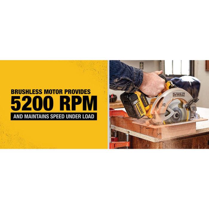 DeWalt 20V MAX XR Brushless Cordless 7-1/4" Circular Saw - Tool Only