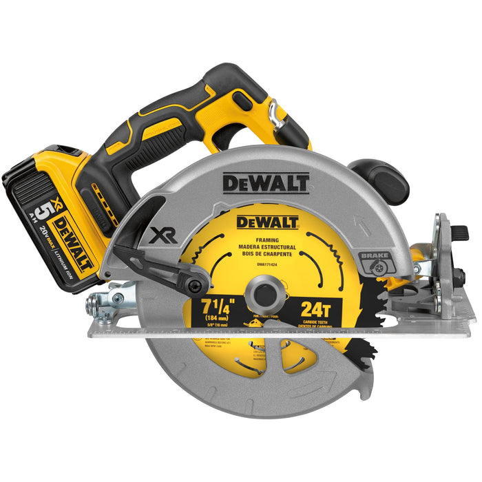 DeWalt 20V MAX XR® Brushless Cordless 7-1/4" Circular Saw Kit