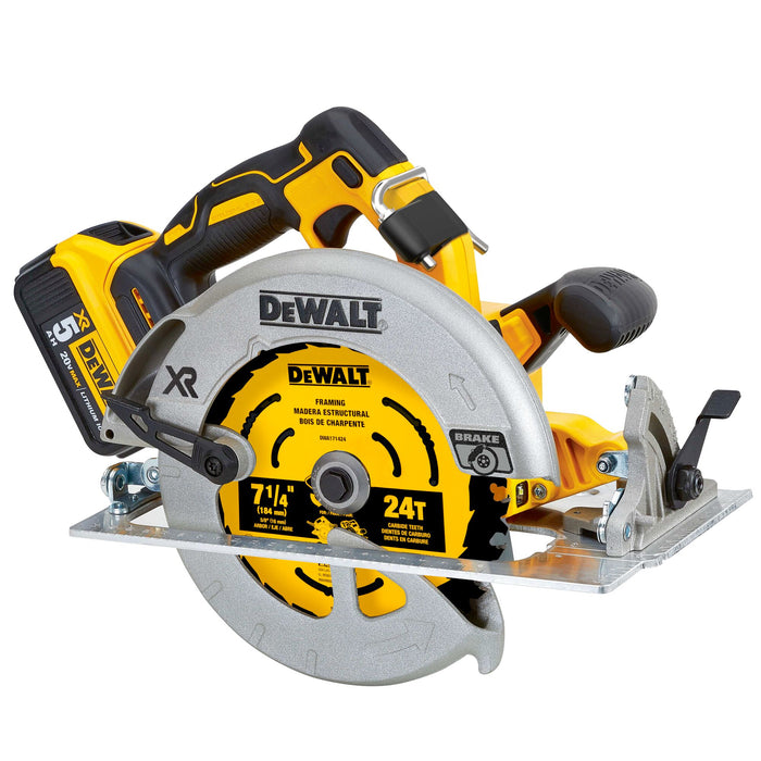 DeWalt 20V MAX XR® Brushless Cordless 7-1/4" Circular Saw Kit