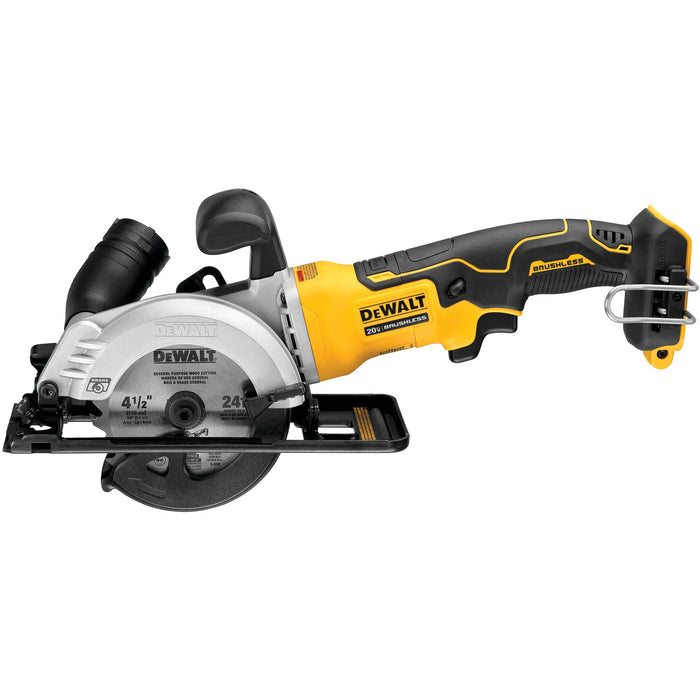 DeWalt ATOMIC 20V MAX Brushless 4-1/2" Cordless Circular Saw - Tool Only