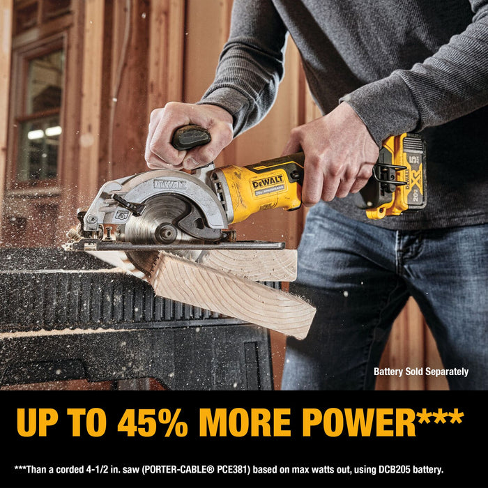 DeWalt ATOMIC 20V MAX Brushless 4-1/2" Cordless Circular Saw - Tool Only