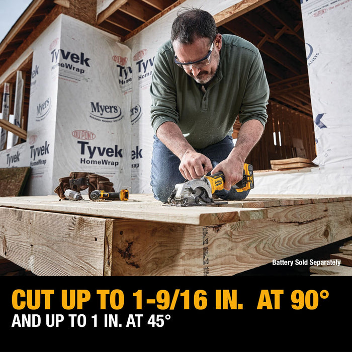 DeWalt ATOMIC 20V MAX Brushless 4-1/2" Cordless Circular Saw - Tool Only