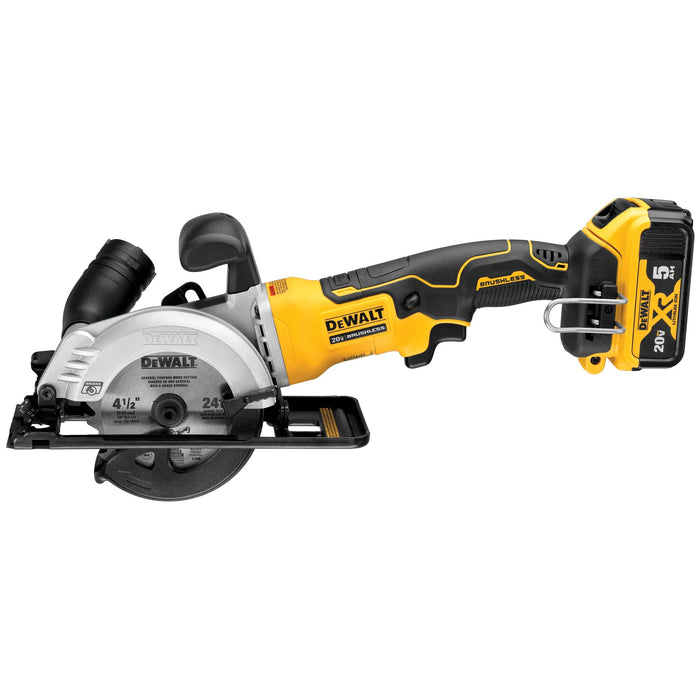 DeWalt ATOMIC™ 20V MAX Brushless 4-1/2" Cordless Circular Saw Kit