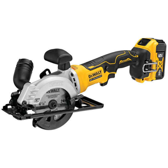 DeWalt ATOMIC™ 20V MAX Brushless 4-1/2" Cordless Circular Saw Kit