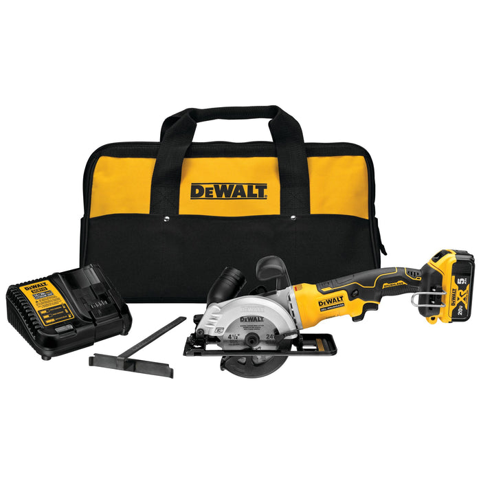 DeWalt ATOMIC™ 20V MAX Brushless 4-1/2" Cordless Circular Saw Kit