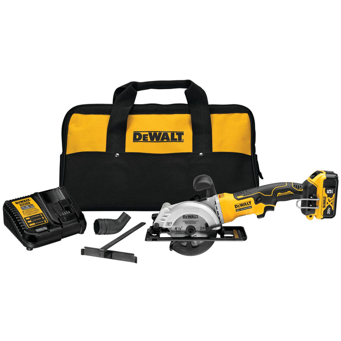 DeWalt ATOMIC™ 20V MAX Brushless 4-1/2" Cordless Circular Saw Kit