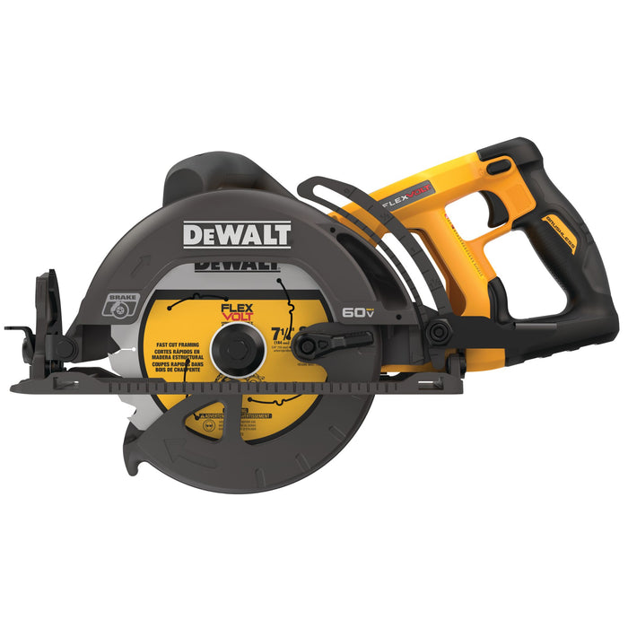 DeWalt FLEXVOLT® 60V MAX 7-1/4" Worm Drive Circular Saw - Tool Only