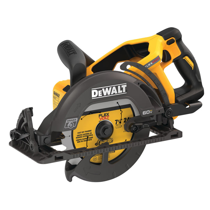 DeWalt FLEXVOLT® 60V MAX 7-1/4" Worm Drive Circular Saw - Tool Only