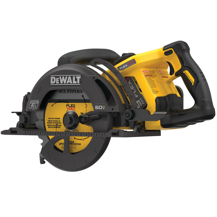 DeWalt FLEXVOLT 60V MAX 7-1/4" Worm Drive Circular Saw Kit